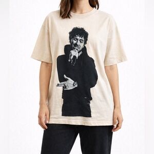 Jack Harlow Come Home The Kids Miss You Tour T Shirt Size Large 2022 Cream